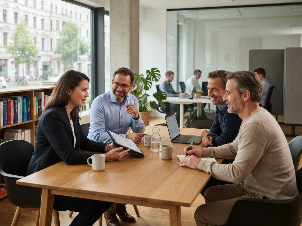 kaspi profit office setting reflecting a calm, professional approach to financial analysis